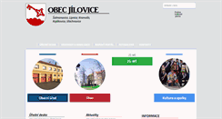 Desktop Screenshot of obecjilovice.cz